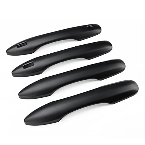 DLOVEG Car Door Handle Cover Protector Compatible for 2018-2023 2024 2025 Toyota Camry Accessories 2026 Compatible for Toyota Corolla 2026 2025 2024 2023-2020 with 2 Smart Key Holes Matte Black