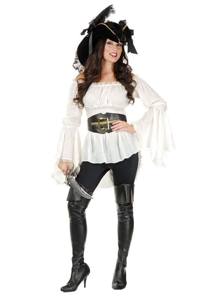 Charades Pirate, Black/Gold, One Size