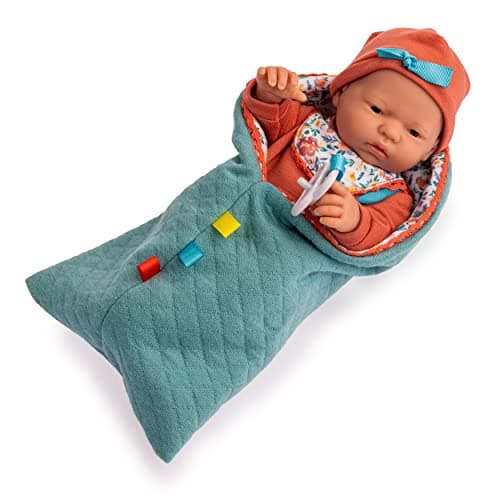 JC Toys Nature Collection Original Mini Newborn Anatomically Correct Real Girl Baby Doll Gift Set 95 AllVinyl Designed by Berenguer Ages 2