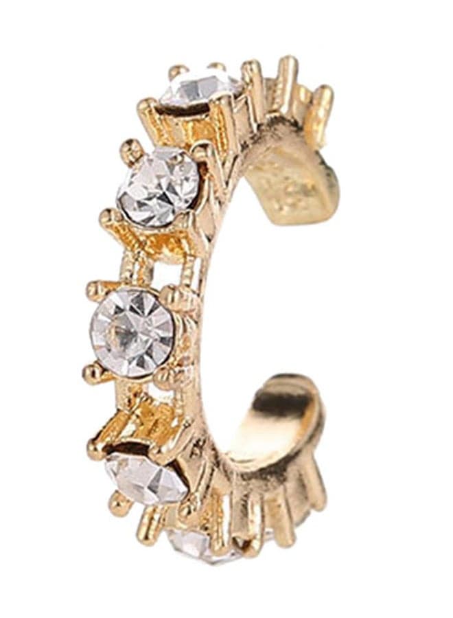 Rhinestone Round Shape Clip ons