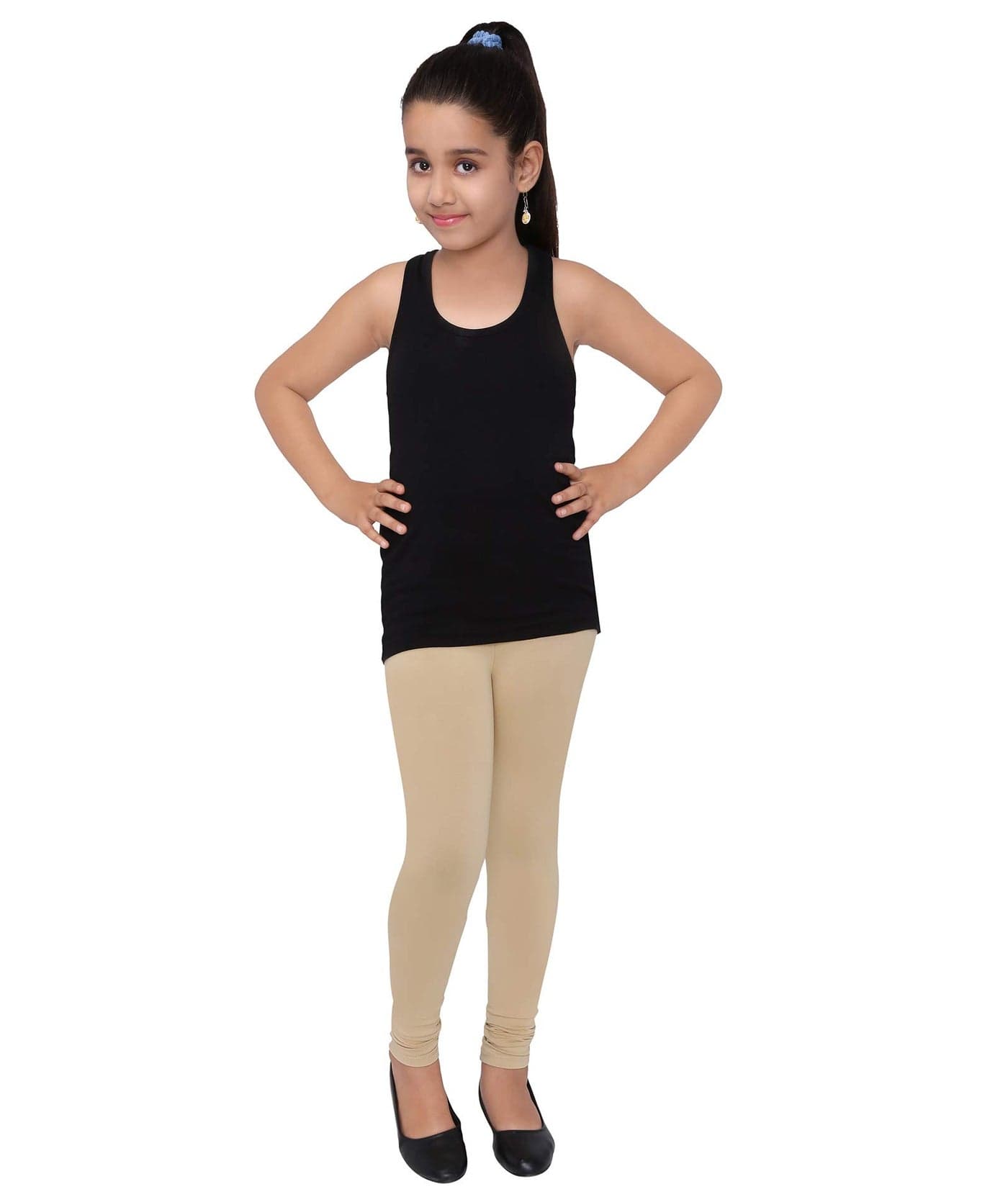 Robinbosky Premium Girls Skin Leggings(3-4 Years(24), Skin)