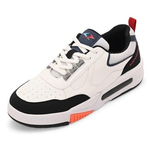 Cruiser Sneaker for Men | Comfort & Style with Soft Cushioned Insole | Trendy Lace-Up Design for Casual Outfits 2602-1