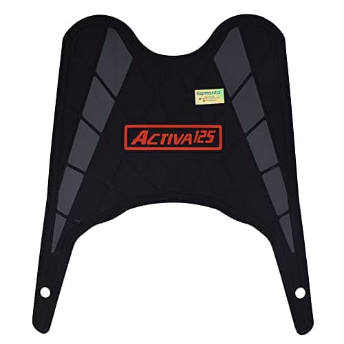 Ramanta Scooter Mat - Washable Soft Rubber Mat Compatible for Activa 125 BS6 (1 PC, Multi-Colored)