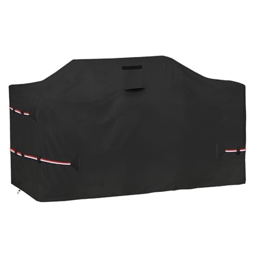 Osileyo 98 Inch Island Grill Cover 600D Heavy Duty Waterproof All Weather Protection Outdoor CoverBlack