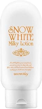 SECRET KEY Snow White Milky Lotion 406 floz 120g Radiance and Moisturizing Lotion for Face and Body Hyaluronic Acid Aloe Vera Green Tea Extract Soothe Skin