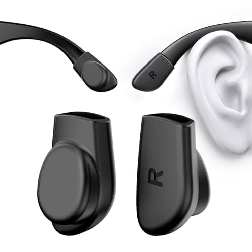 Eyeglass Ear Grip Compatible with Ray Ban Meta(Gen 1 & 2) Wayfarer/Skyler/Headliner, Anti-Slip Silicone Ear Cushion for Meta AI Smart Glasses Grippers Accessories