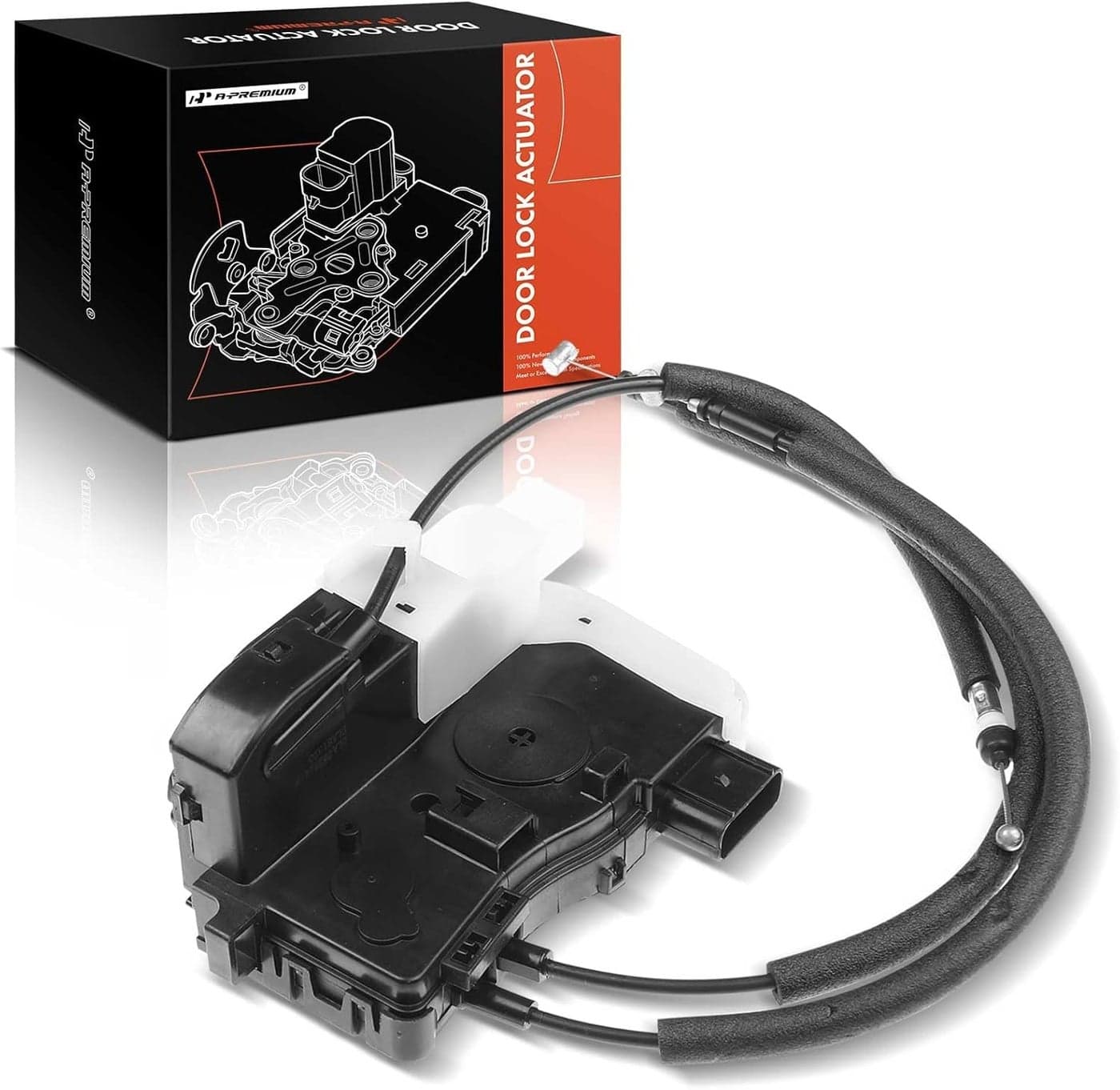 A-Premium Door Lock Latch & Cable Assembly for Hyundai Tucson 2010-2017 - Front Right Passenger Side