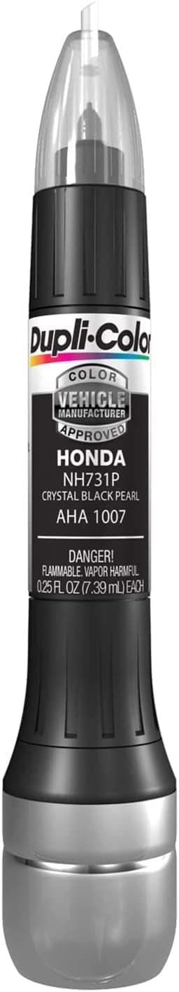 Dupli-Color AHA1007 Scratch Fix All-In-1 Exact-Match Automotive Touch-Up Paint – Honda Crystal Black Pearl – 0.25 oz. Paint Pen