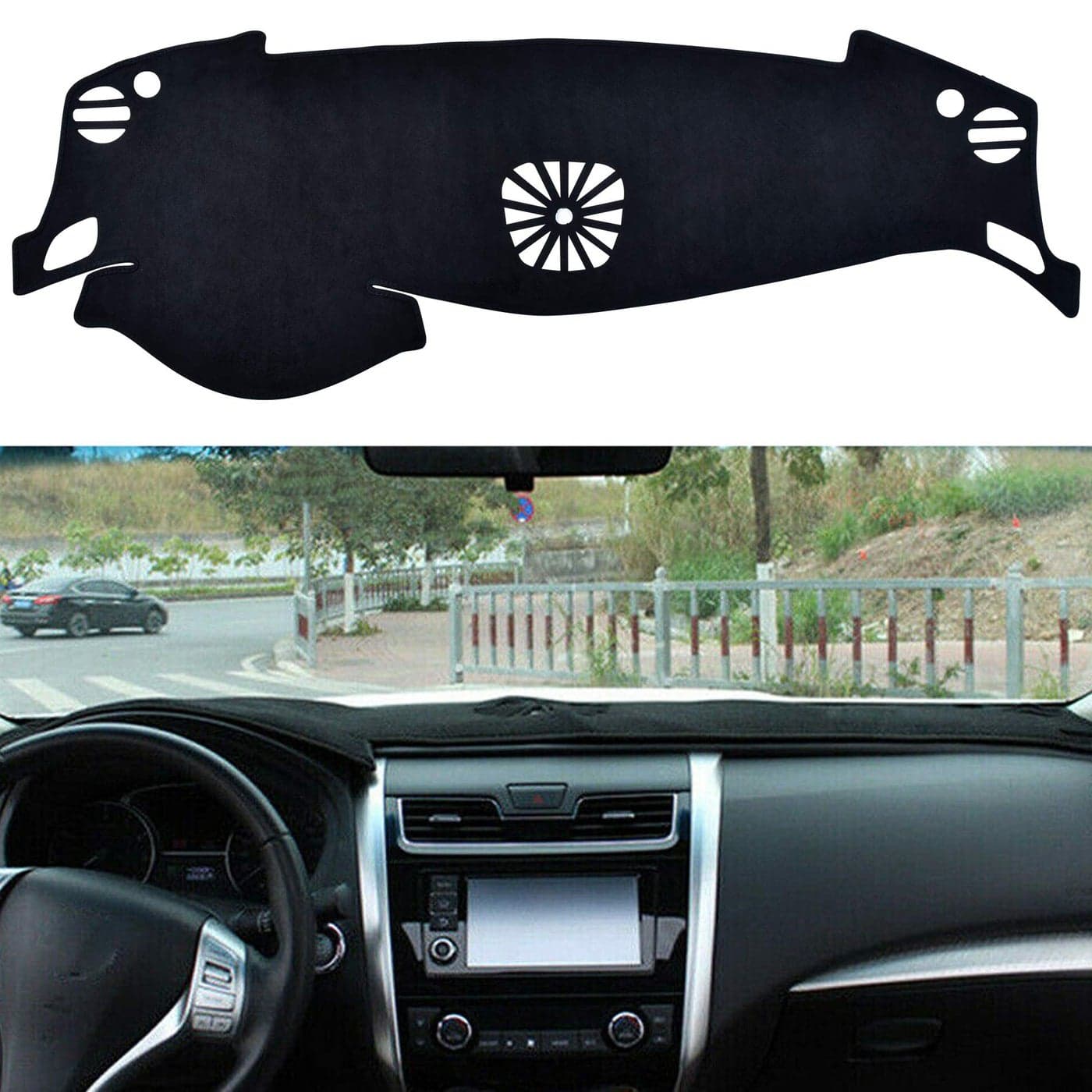 SPEEDWOW Dashboard Dash Board Cover Mat Carpet Compatible with 20132018 Nissan Altima