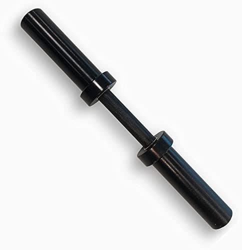 CAP Barbell 2" Solid Olympic Dumbbell Handle, No Collars, Black