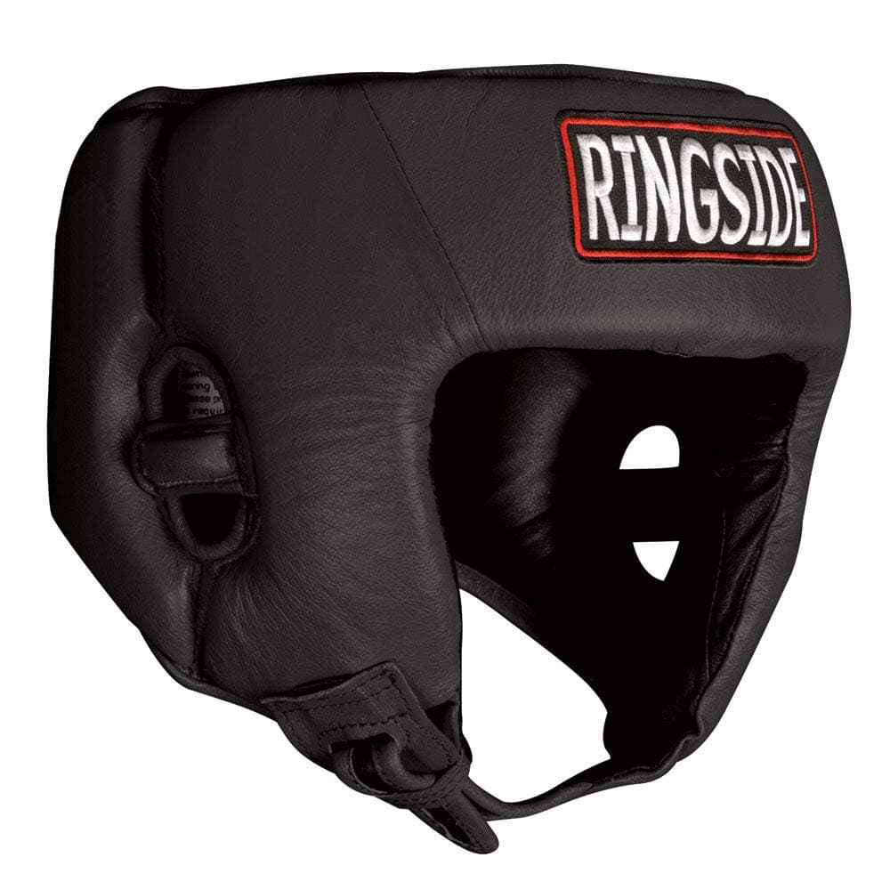Ringside Competition-Like Boxing Headgear without Cheeks, X-Large, Black