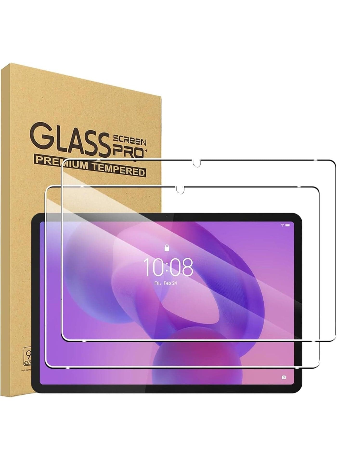 2Pack Screen Protector Compatible with Lenovo Idea Tab 11inch 2025 (TB-336ZU TB-336FU), 9H HD Clarity Glass Film Scratch Resistant Bubble Free Screen Protector for Lenovo Idea Tab 11 2025