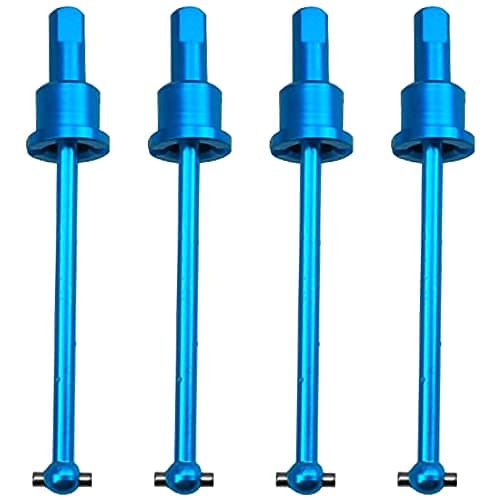 ShareGoo Aluminum Differential Cup Diff Joint Dogbone Compatible with Wltoys A959 A969 A979 K929 118 RC Car Blue