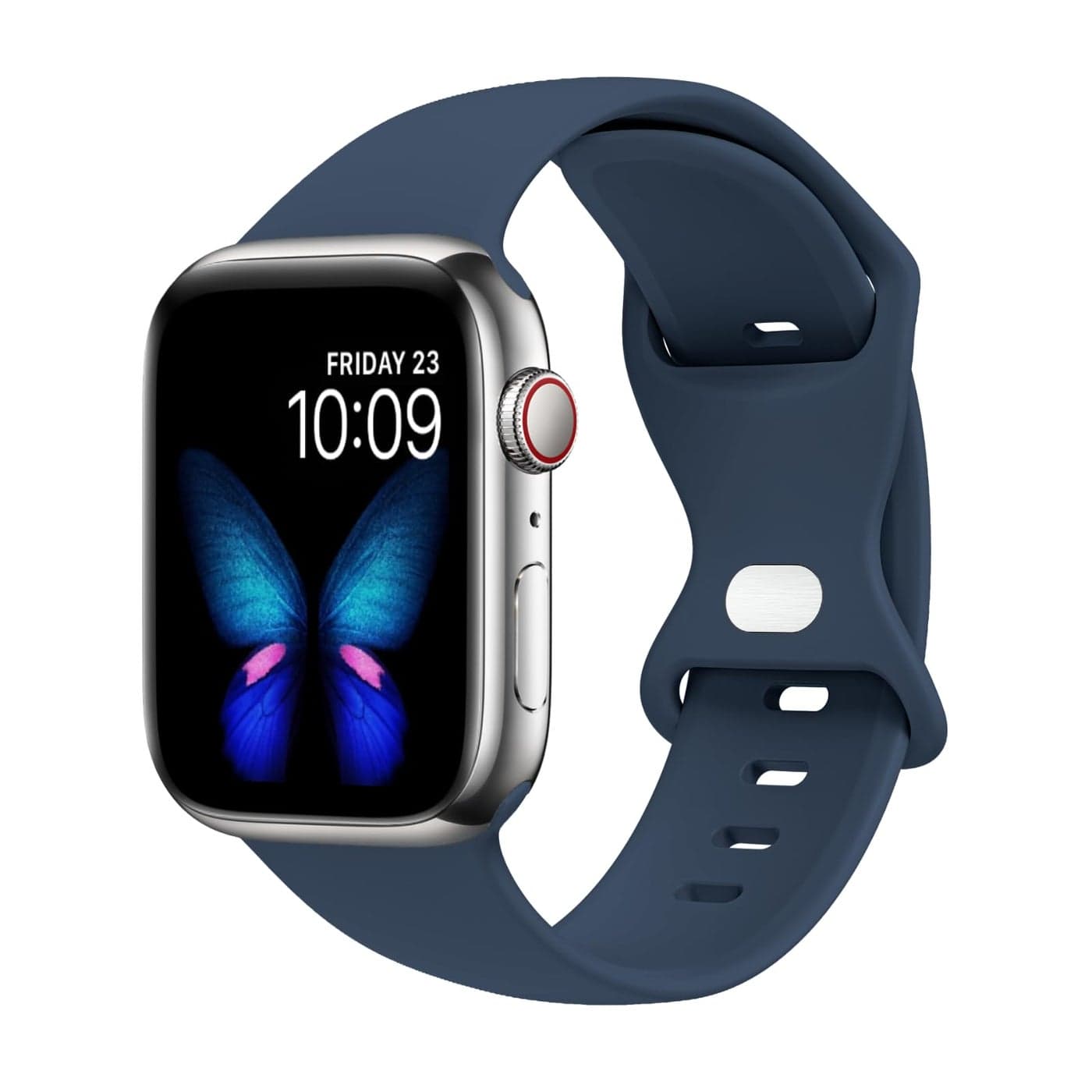 Tighesen Sport Bands Compatible with Apple Watch Band Ultra 2/Ultra SE Series 10/9/8/7/6/5/4/3/2/1 38mm 40mm 41mm 42mm 44mm 45mm 46mm 49mm S/M M/L for Women/Men Silicone iWatch Band