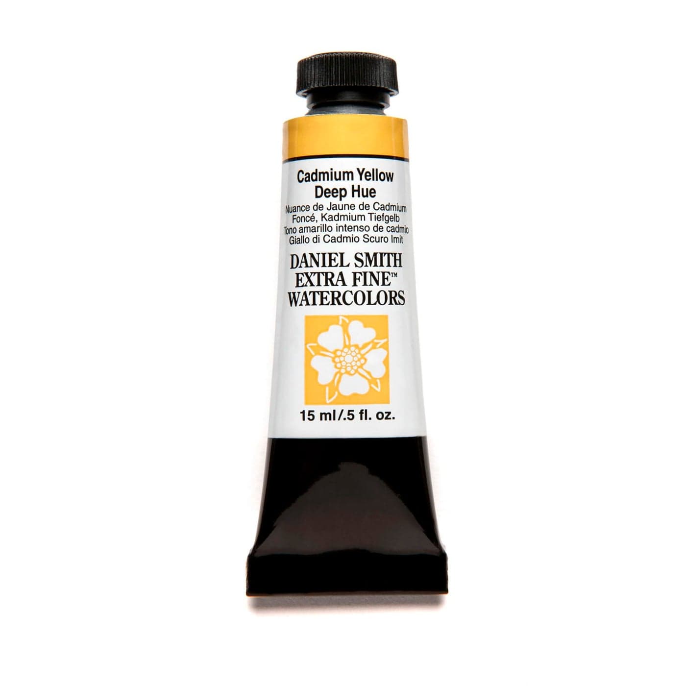 Daniel Smith Extra Fine Watercolor Paint 15ml Tube Cadmium Yellow Deep Hue 284600221 05 Fl Oz Pack of 1