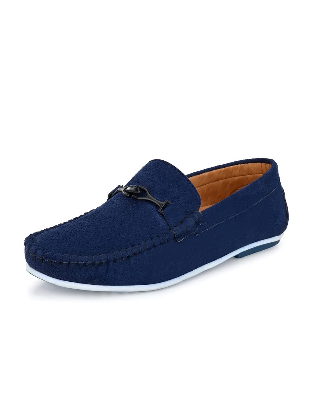 MACTREE Men's Premium Casual Loafers (Blue, Numeric_8)
