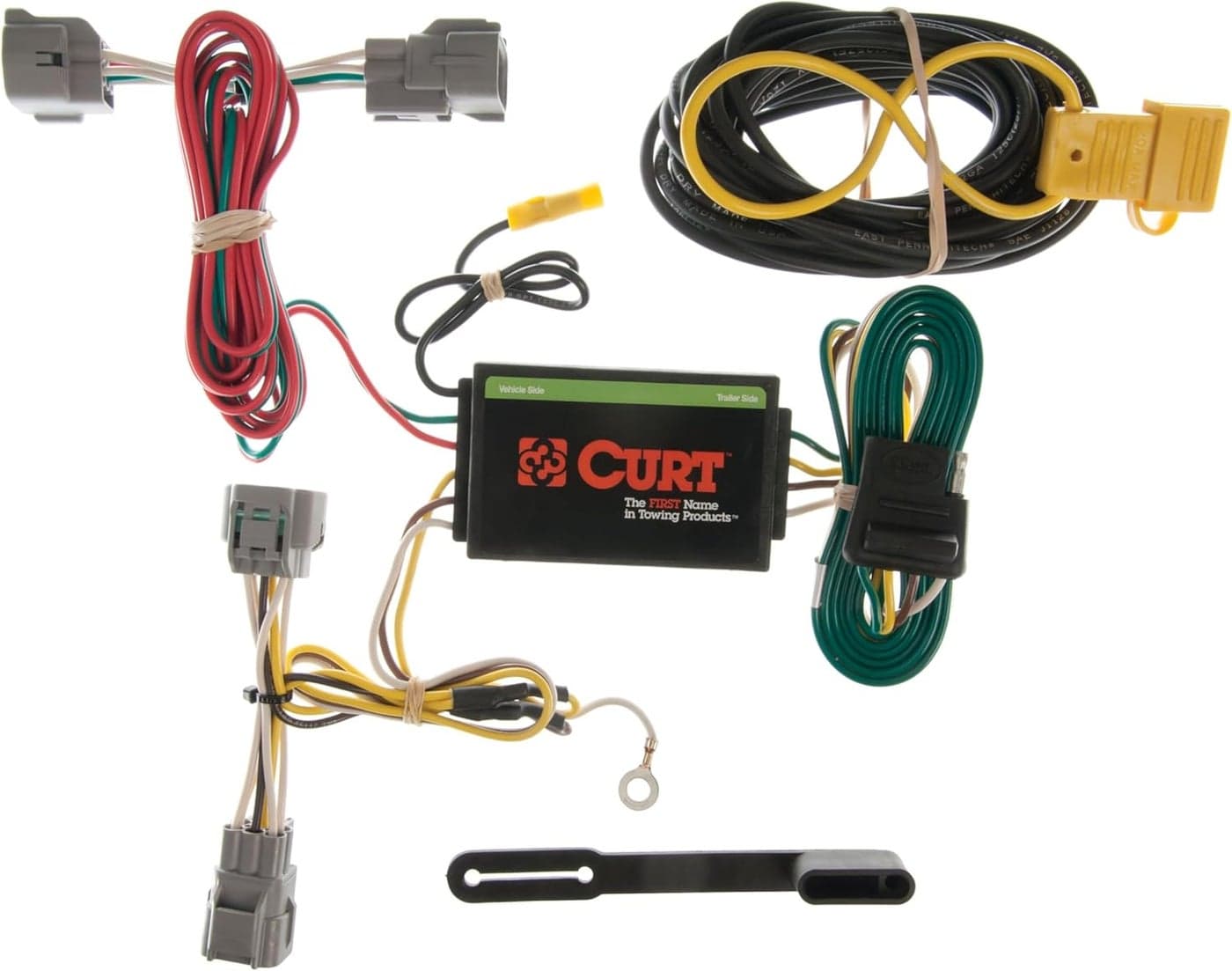 CURT 55349 Vehicle-Side Custom 4-Pin Trailer Wiring Harness for Jeep Grand Cherokee