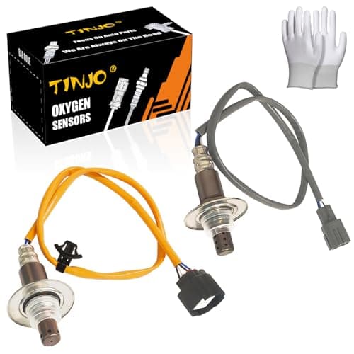 TINJO Oxygen O2 Sensor 234-9123 Upstream & Downstream 234-4445 Compatible with Subaru Legacy Outback 2006-2009, Fit for Impreza 2005-2011, Forester 2005-2010, Saab 9-2X 2006 2.5L Oxygen Sensor - 2pcs