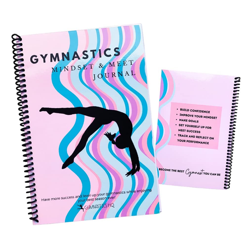 GymnasticsHQ Gymnastic Mindset Meet Journal Gymnastics Scorebook for Girls Ultimate Book to Set Goals Track Up to Meets Improve Gymnastic Performance