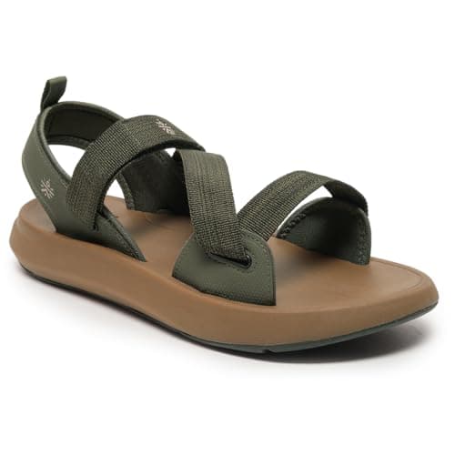 CULT Mens Krios Sandals - Olive (CS704828UK8_Olive_UK8)
