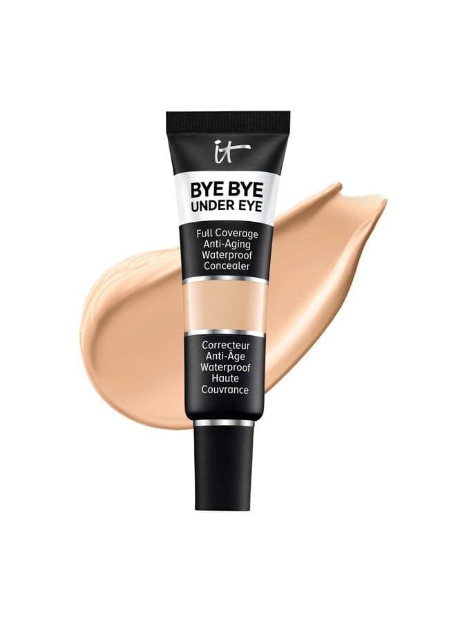 Bye Bye Under Eye Full Coverage Concealer - for Dark Circles, Fine Lines, Redness & Discoloration - Waterproof - Natural Finish – 14.5 Light Buff (N), 0.4 fl oz