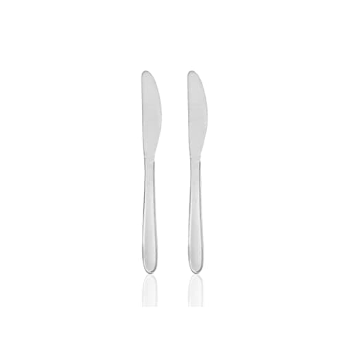 Shri & Sam Stainless Steel Sigma Border Desert Knife, 2 Pieces