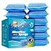 SCRUBIT Reusable Sponges for Dishes 12 Pack Microfiber Sponges Kitchen Dish Scrubber Machine Washable NonScratch Scrubbers Blue