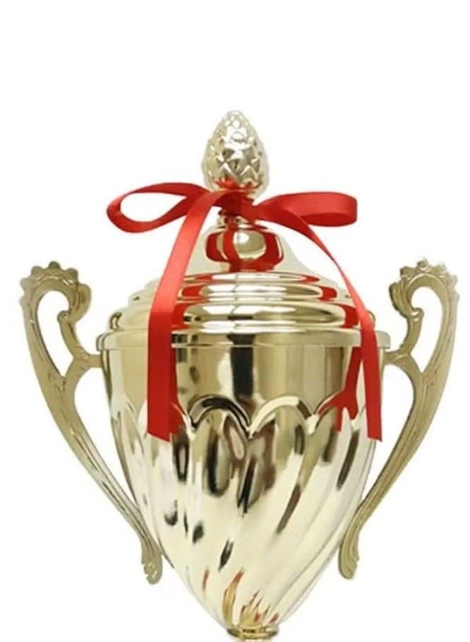 Electroplating Decorative Trophy with Resin Gold 46cm