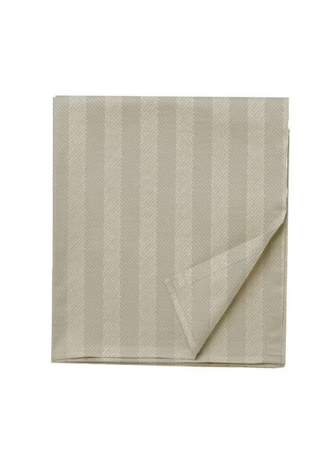 Tulip Bed Sheet 220 x 280 Cm 300 Tc Sand Queen Flat 100% Percale Set of 1
