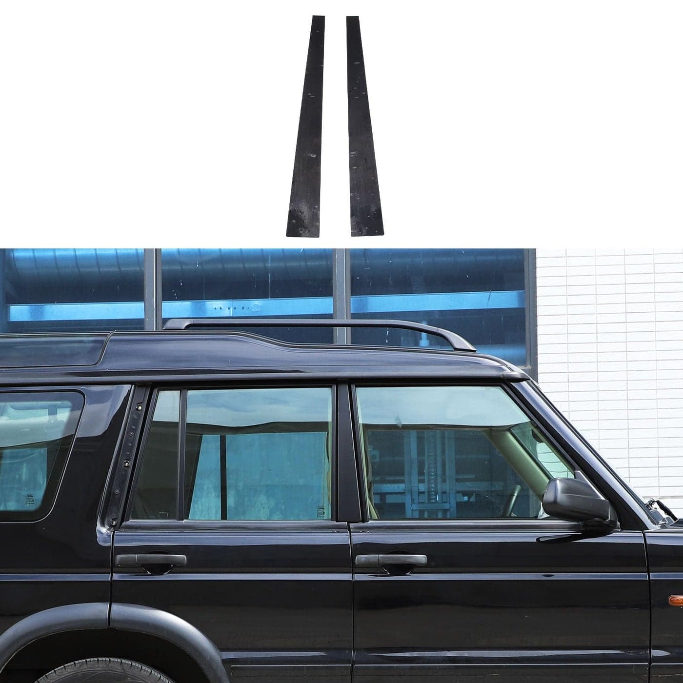 Heutamo Pillar Post Door Window Trim Sticker Compatible with Land Rover Discovery 2 Accessories 19982004 Anti Scratch Stickers Door Pillar Moldings Exterior Decal Accessories