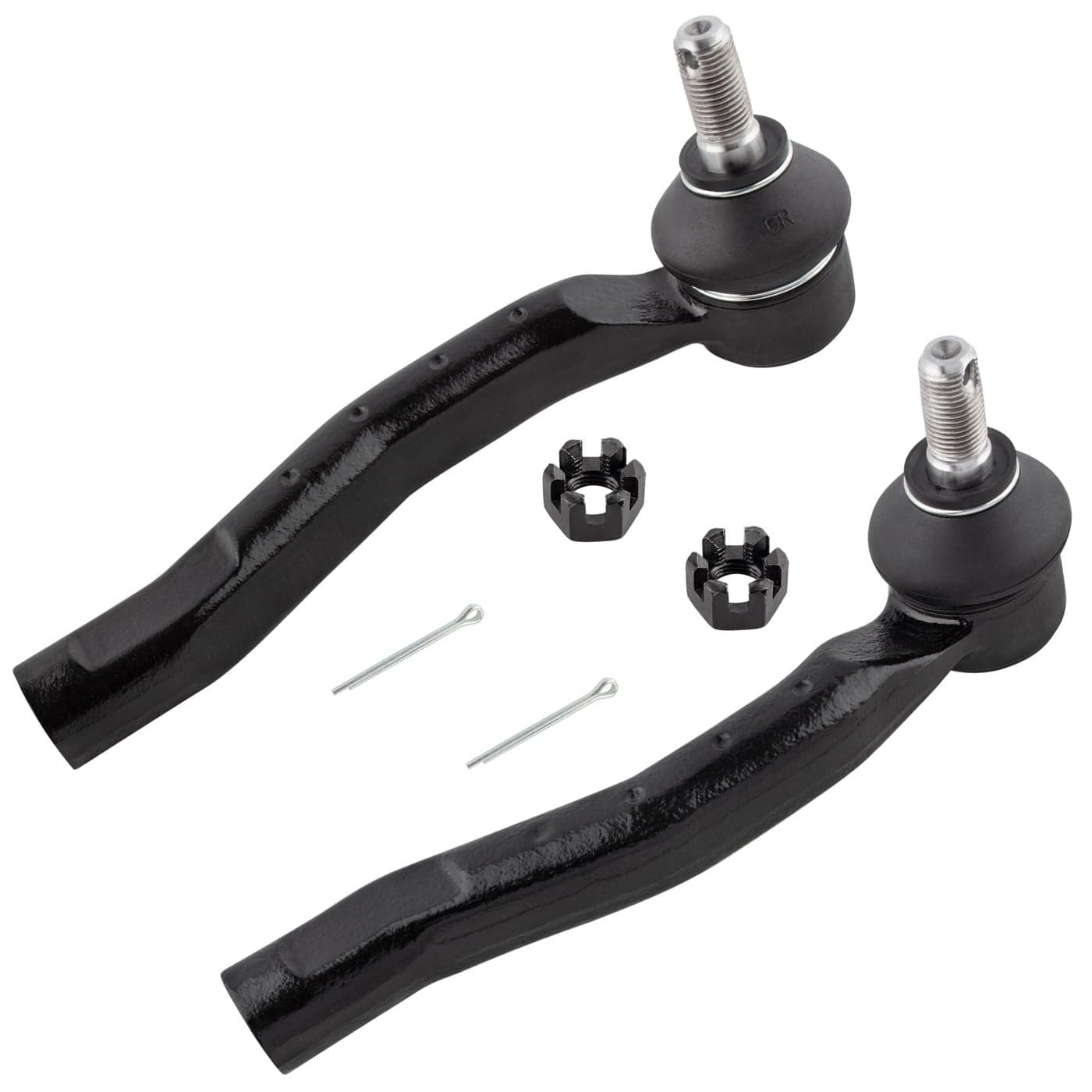 BOXI 2pcs Front Outer Tie Rod End Links Fit for Toyota Prius C 2012 2013 2014 2015 2016 2017 2018 2019 for Toyota Yaris 2006 2007 2008 2009 2010 2011 2012 2013 2014 ES800311 ES800312