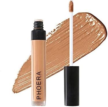 AQUAPURITY PHOERA Liquid Concealer Full Coverage Makeup Face Moisturizer Foundation Conceal Under Eye Dark Circles Cruelty Free 109 Hazelnut