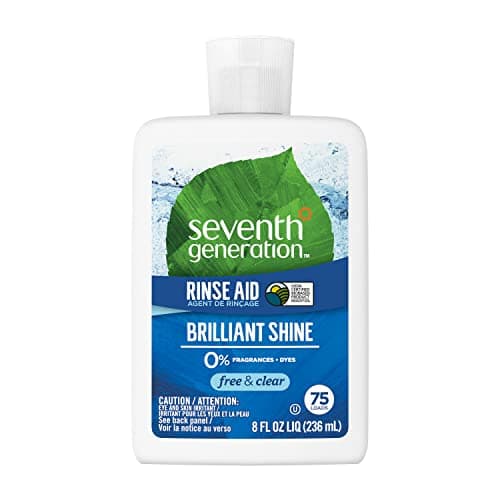 Seventh Generation Rinse Aid Free and Clear -- 8 fl oz, Packaging May Vary