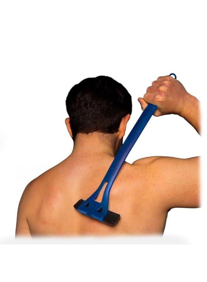 Bakblade 1.0 Back Shavers Men, Hair Removal Body Shaver (DIY) - Extra-Long Handle Trimmer, Wet Dry Shave