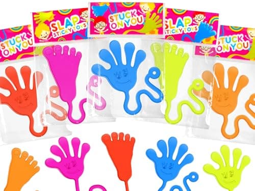 Party Favors Goodie Bag Stuffer Fillers for Kids 30 PCS Large Sticky Hands Feet for Birthday Pinata Classroom Students Non Candy Treats Prizes Supplies Toys Gifts for Toddlers Boys Girls