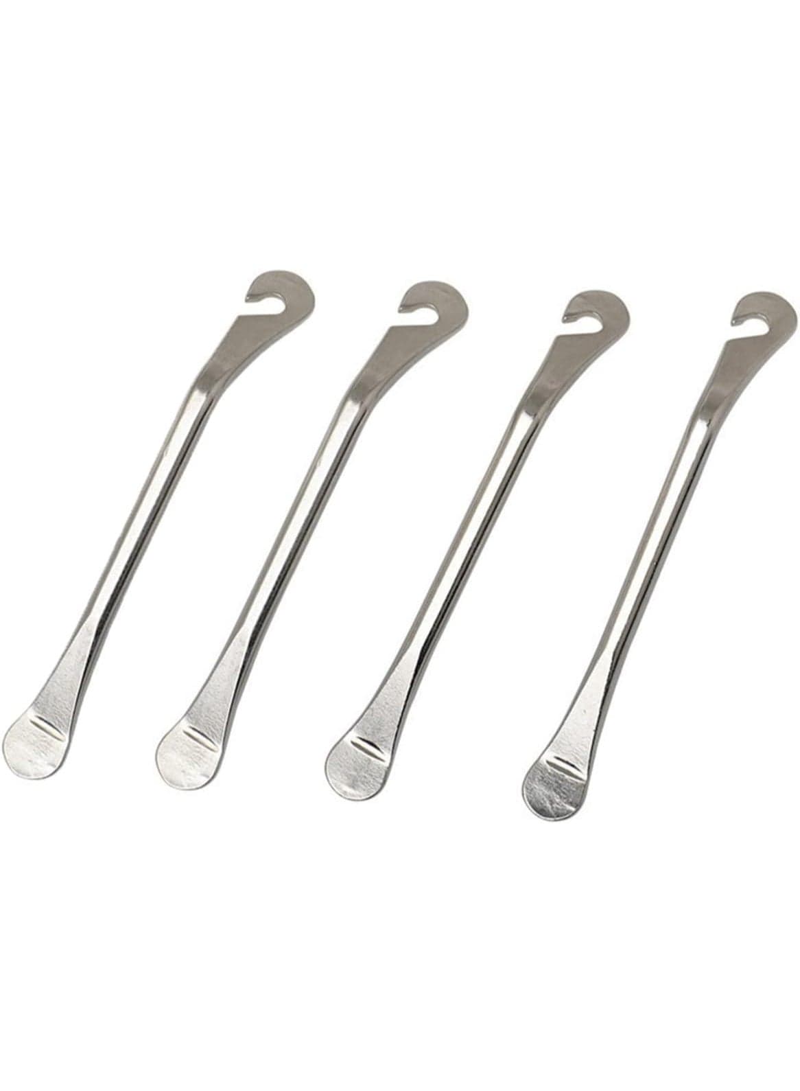 4 Pcs Bicycle Tire Lever, Stainless Steel Tire Replacement Scoop, Bicycle Tire Lever Lever Repair Bicycle Tube, Easy to Use, Portable Bicycle Tire Removal Repair Tool