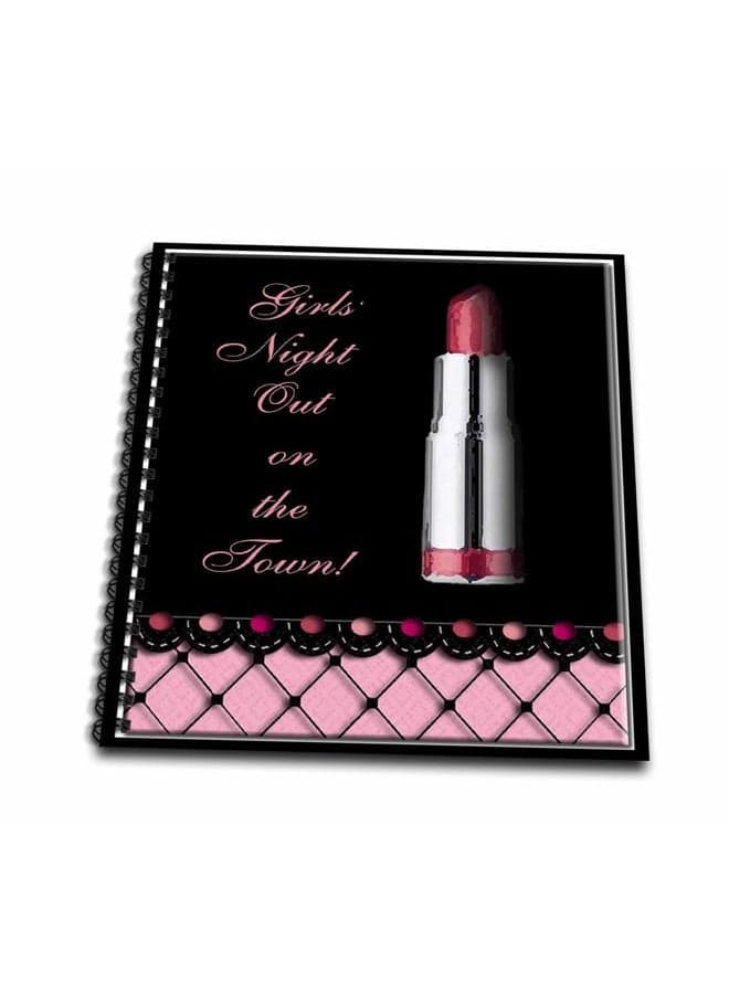 db_13000_1 Lipstick, Girls Night Out-Drawing Book, 8 by 8-Inch