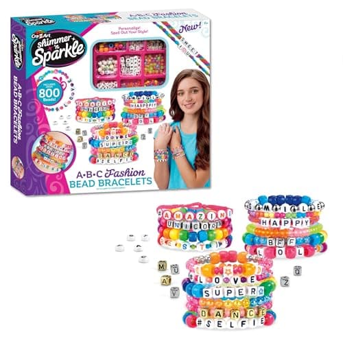 CraZArt Shimmer N Sparkle DIY ABC Fashion Beads