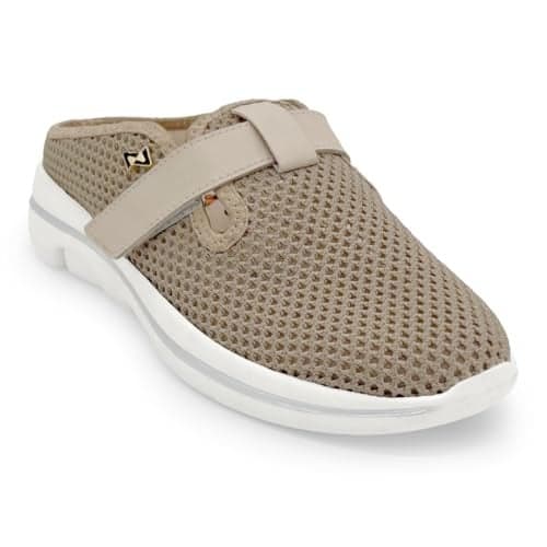 KazarMax Premium Summer Breeze Women Beige Slip-On Mule -8 UK