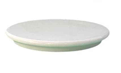 VOMI Marble Roti Maker chakla chapati maker with Wooden BelanWhite Marble Chakla 10 Inch Diameter with Belan White Marble single Chakla