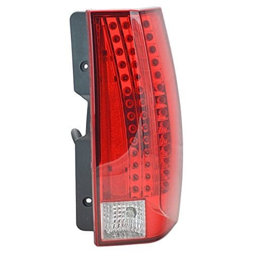 TRQ Passenger Side Tail Light Assembly Compatible with 2007-2014 Cadillac Escalade Escalade ESV GM2801232