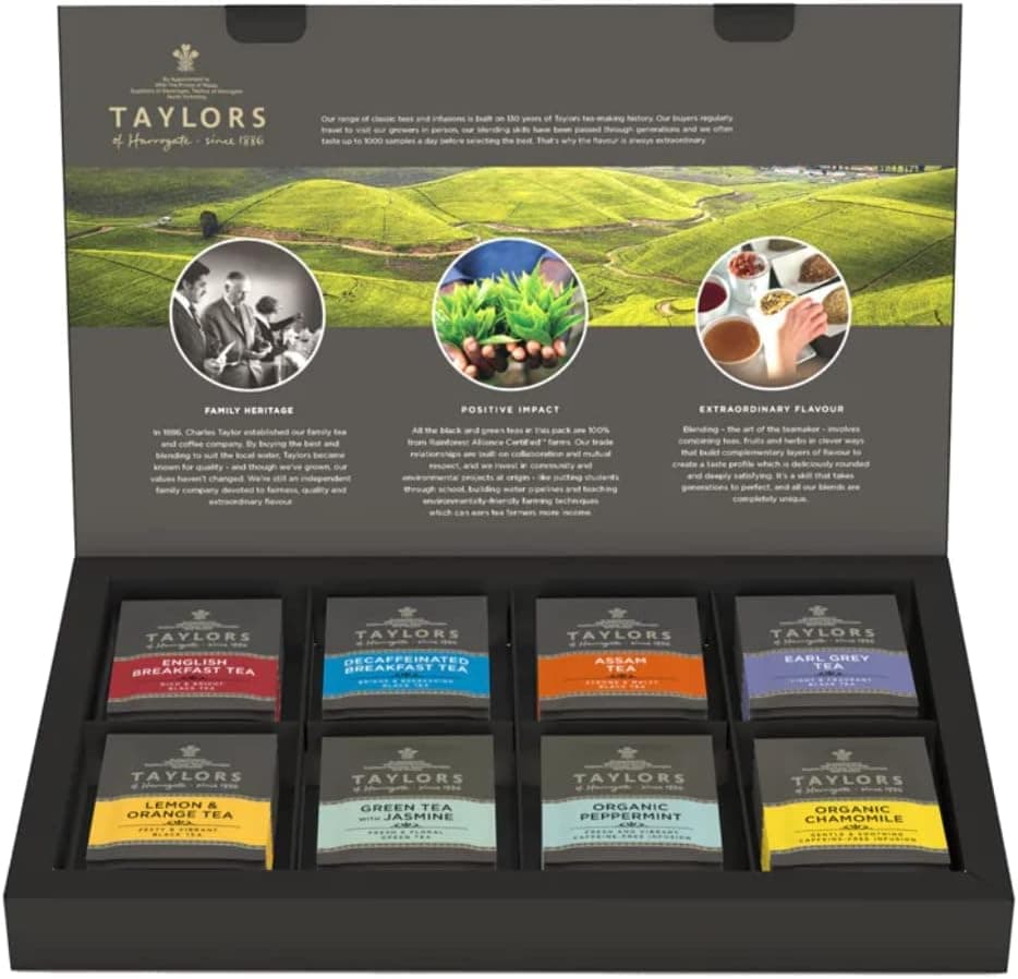 Taylors of Harrogate Speciality Tea Gift Box - 48 Count Variety Pack