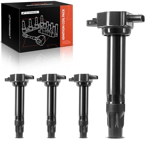 A-Premium Ignition Coil Packs Compatible with Dodge, Jeep & Chrysler Vehicles - 1.8L 2.0L 2.4L - Journey 2009-2020, Avenger 2008-2014, Caliber 2007-2012, Patriot Compass 2007-2017, 200, Set of 4