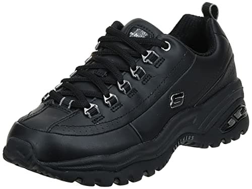 Skechers Sport Women's Premium Sneaker,Black,8.5 W US