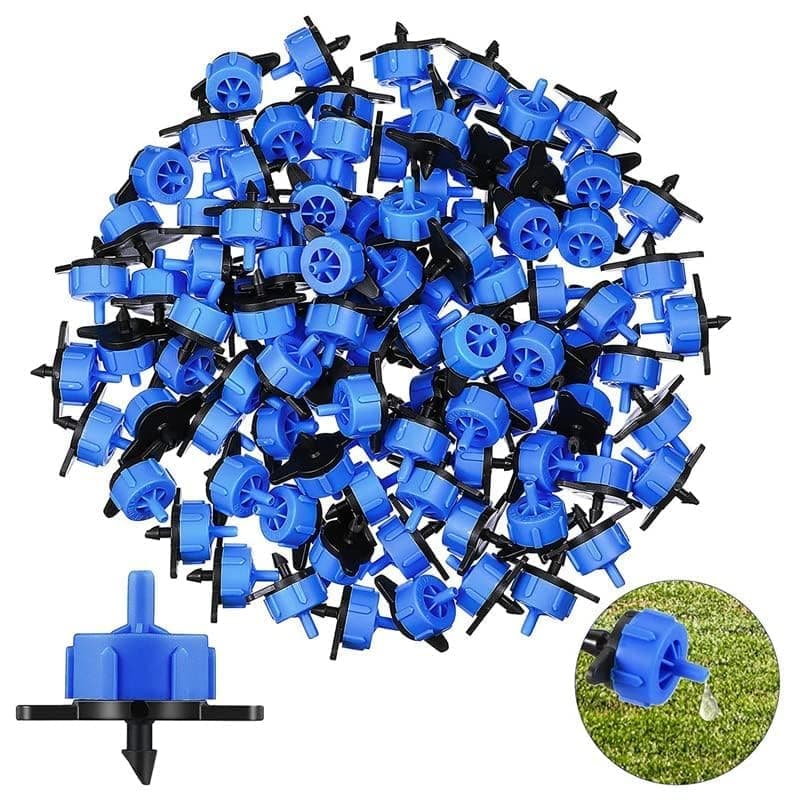 Kamal Agrotech Irrigation Compensating Dripper | Drip Irrigation Accessories Plant Watering Emitter Dripper | (8Ltr./Hour) (50 PCS)