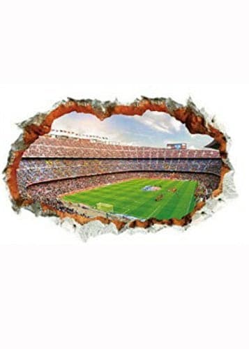 Univocean Football Stadium 3D Wall Poster, Wallpaper, Wall Sticker Home Decor Stickers for bedrooms, Living Room, Hall, Kids Room, Play Room