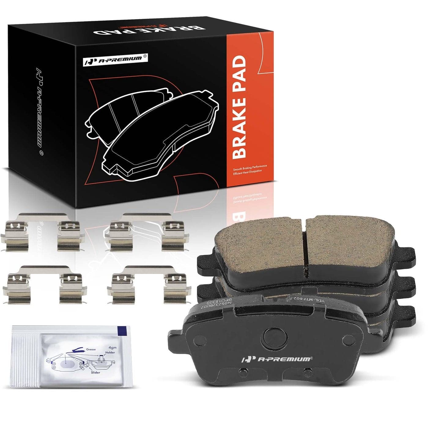 APremium Rear Ceramic Disc Brake Pads Set Compatible with MercedesBenz CLA45 AMG GL350450550 GLE300d350350d40043 AMG450 AMG550e63 AMG63 AMG S GLS450550 ML250350400550 4 Pcs