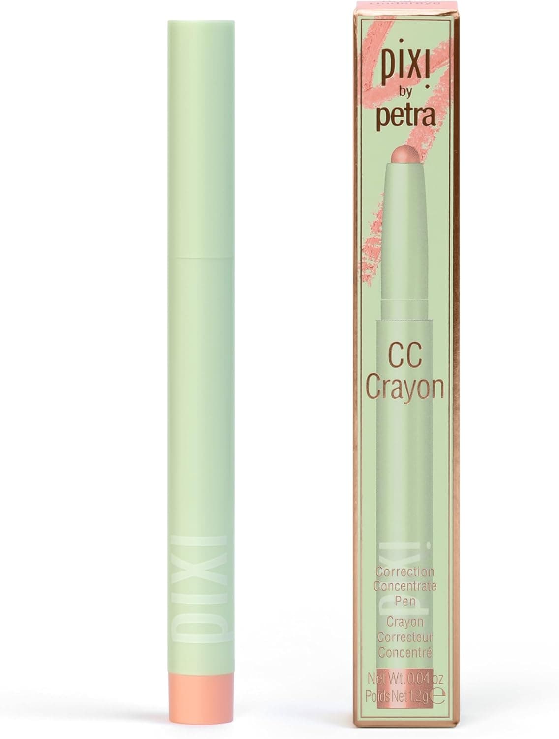 Pixi Beauty Cc Crayon Bright Undereye Concentrated Colour Correcting Pencil Concealer Neutralize UnderEye Darkness For Fair To Tan Skin Tones 12G 004Oz