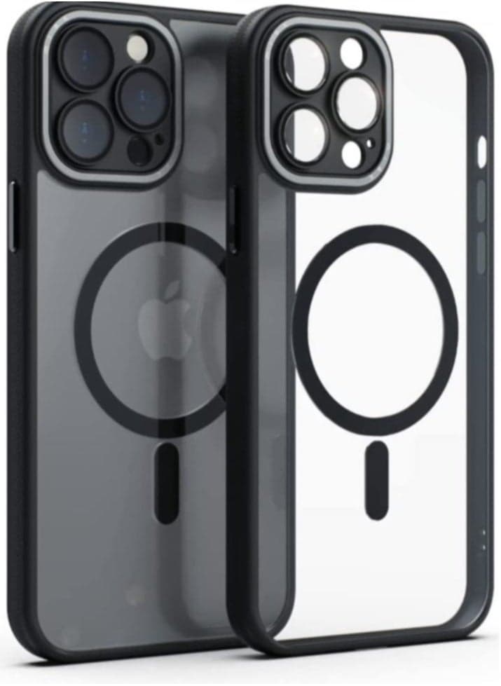 for iPhone 14 Pro max Case Compatible with MagSafe, Camera Lens Full Cover, Black