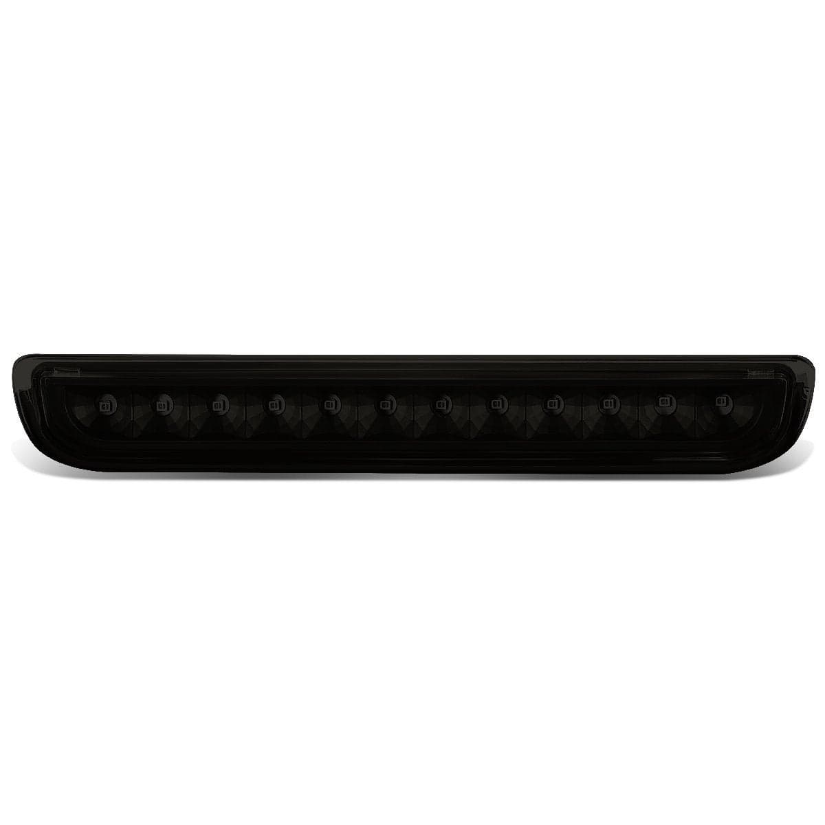 DNA MOTORING 3BLFJC06LEDBKSM Black Housing LED High Mount 3rd Third Brake Light Compatible with 0714 FJ Cruiser